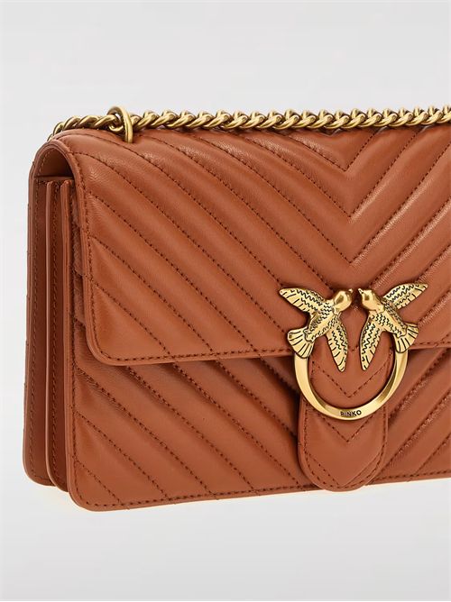 Borsa a tracolla Love Bag in nappa matelassé chevron PINKO | 100941A0GK/L19Q